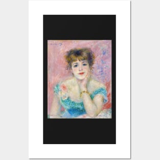 Portrait of Jeanne Samary by Renoir Posters and Art